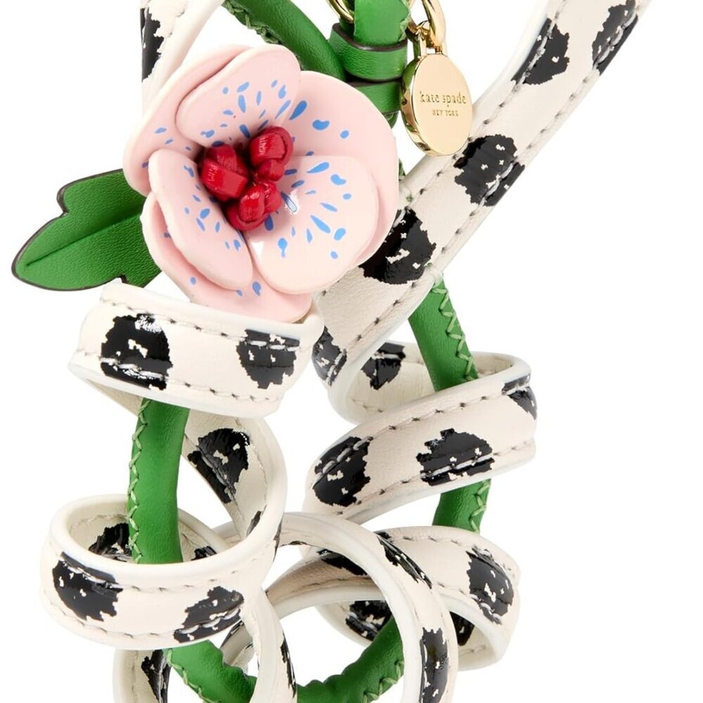 Novelty Leather Bag Charm Black Multi Sammy Snake Flap Closure Womens Accessory